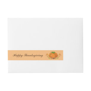 Envelopper Thanksgiving autour du Étiquette