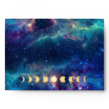 Enveloppes de galaxie de phase céleste de la lune