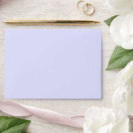 Enveloppes Mariages violettes Pastel Periwinkle