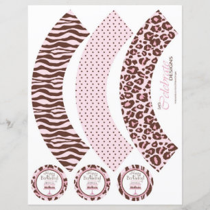 Enveloppes pour filles Cheetah