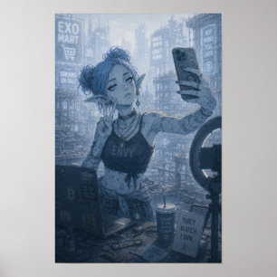 Envie / Blogueur / Affiche de la ville des lumière