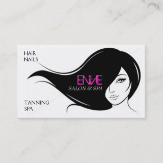 Envie - carte de visite de salon de coiffure
