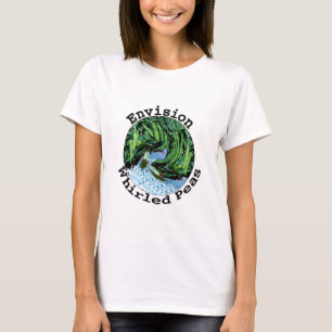 Envisagez le T-shirt tourbillonné de pois