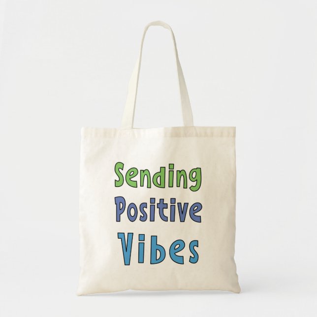 Envoi de Sacs fourre-tout de vibrations positives (Devant)