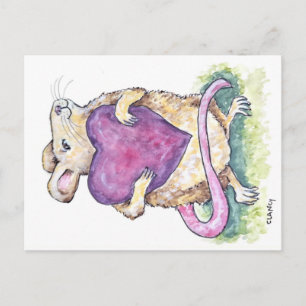 Envoi d'une carte postale Calin