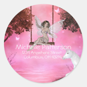 Envoi pour la licorne - Étiquettes de adresse Imag