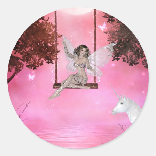 Envoi pour la licorne - Stickers Imaginaire (Devant)