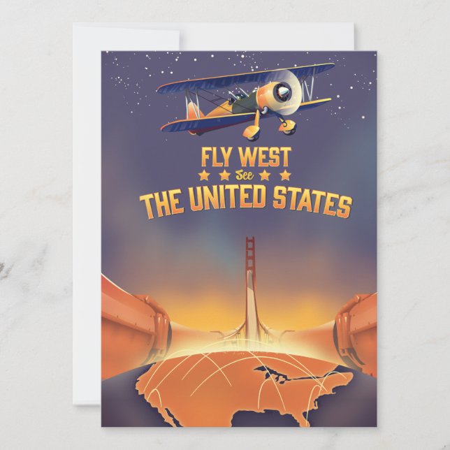 Envolez-vous vers l'Ouest Découvrez les États-Unis (Devant)