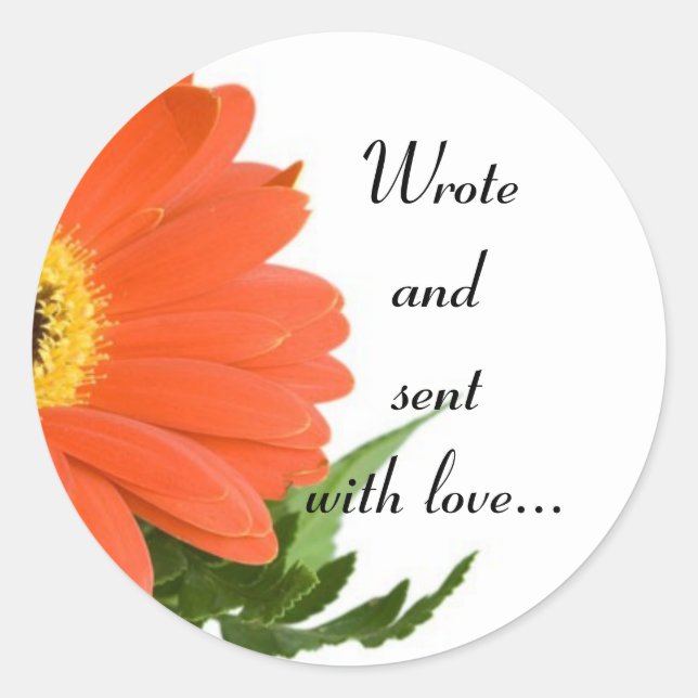 Envoyer avec autocollant enveloppe d'amour (Devant)