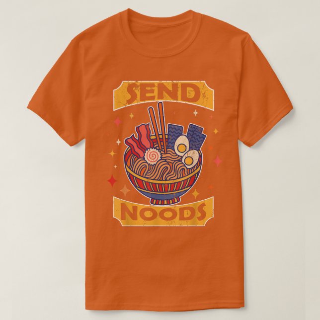 Envoyer Noods tshirt Ramen Noodles Japonais Distre (Design devant)
