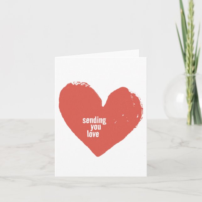 Envoyer une carte de note d'amour (Devant)