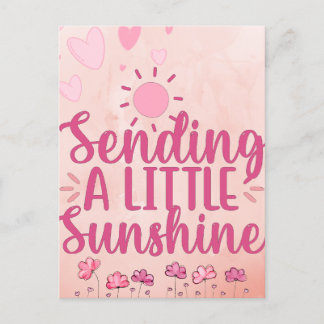 Envoyer une petite carte Sunshine Post