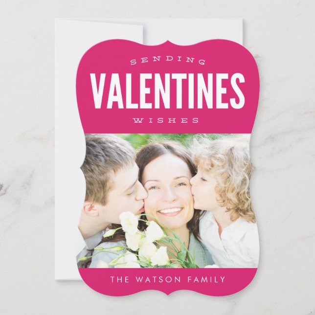 Envoyer Valentines veut un Carte photo mignon (Devant)