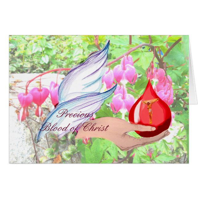 Envoyez une prière au lieu juste d'une carte (Devant horizontal)