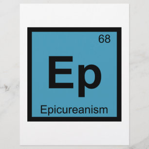 Ep - Philosophie de l'Épicurisme Symbole de Chimie