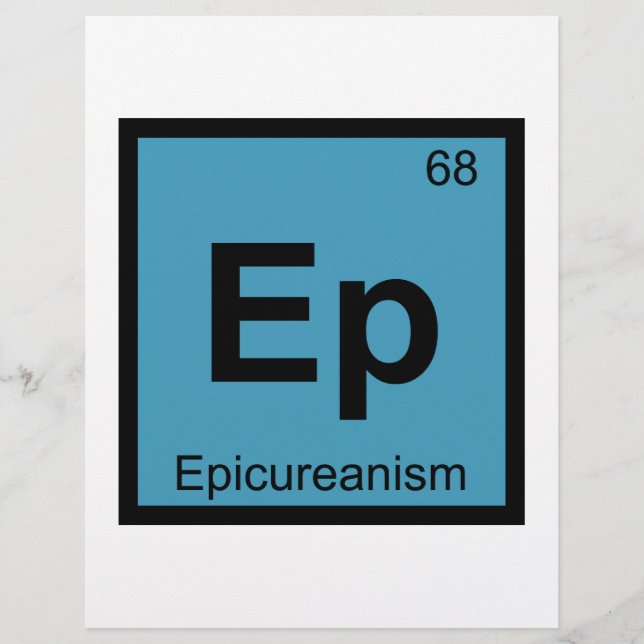 Ep - Philosophie de l'Épicurisme Symbole de Chimie (Devant)