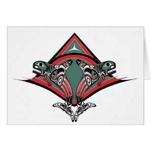 Épaulard et Eagle de Tlingit