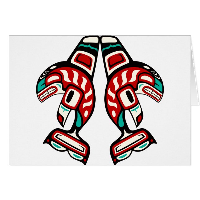 Épaulard indien de Haida (Devant horizontal)