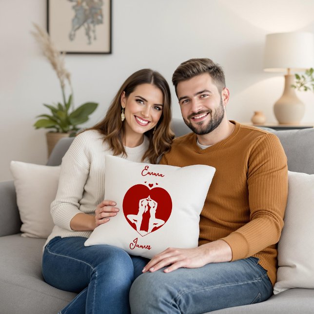 Épaules en Harmonie oreiller à lancer personnalisé (Créateur téléchargé)