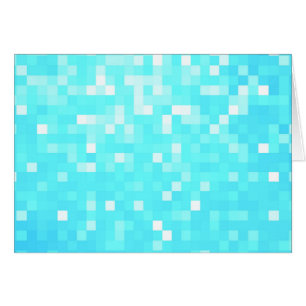 Éperche de pixels turquoise