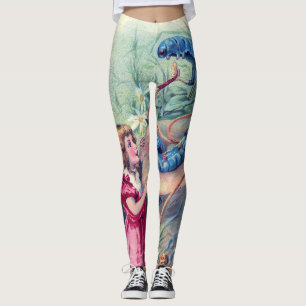 Ephemera antique 3 Leggings