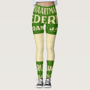 Ephemera antique 6 Leggings