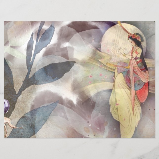 Ephemera Découpage Fée Vintage (Devant)