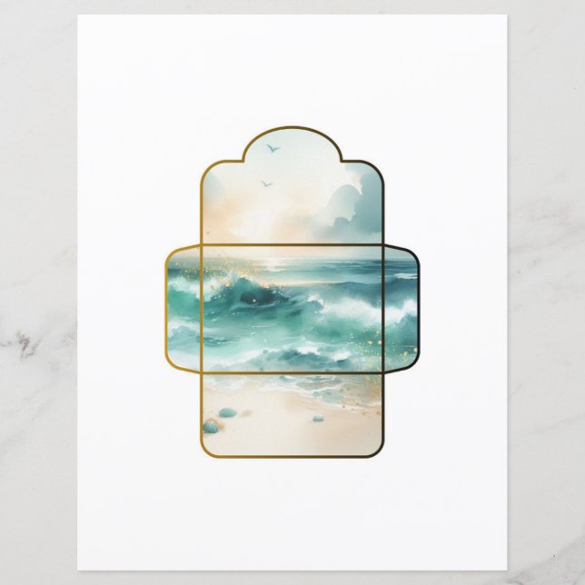 Ephemera Mini Enveloppes Scrapbooking Junk Journal (Devant)