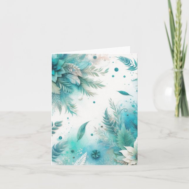 Éphémère aquarelle Vintage vierge (Devant)