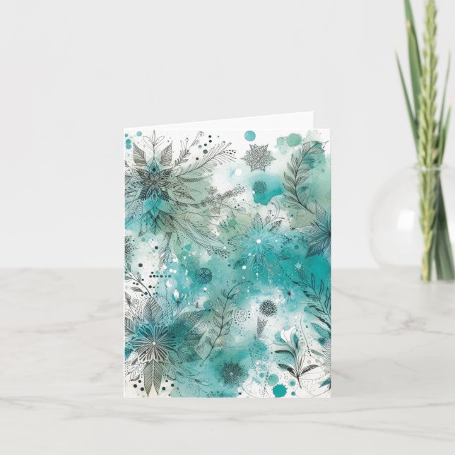 Éphémère aquarelle Vintage vierge (Devant)