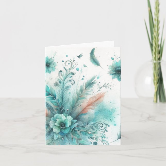 Éphémère aquarelle Vintage Vierge (Devant)