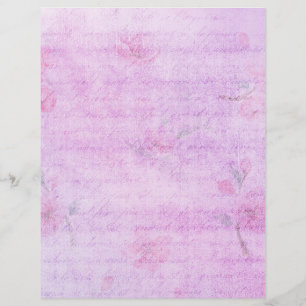 Ephémère Chic Scrapbook rose Floral