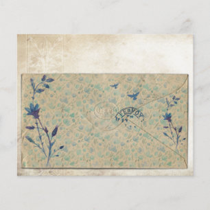 Ephémère de collection d'enveloppes florales