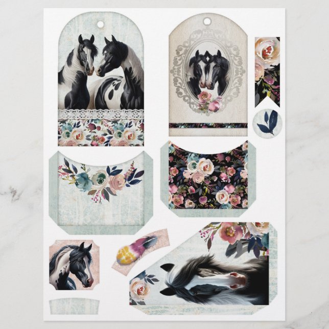 Ephémère de Junk Journal avec Joli Pinto Hors (Devant)