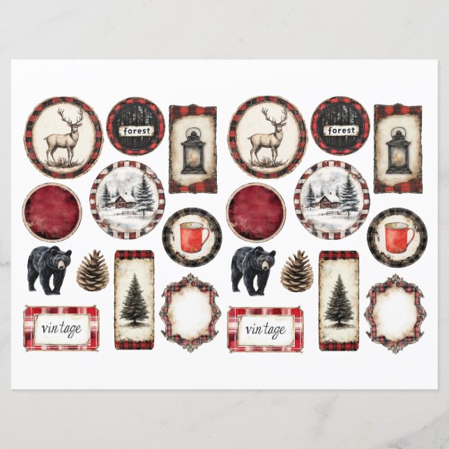 Ephémère de Noël de l'aquarelle (Devant)