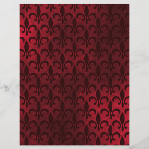 Ephémère du album à motifs de fleur de Lis