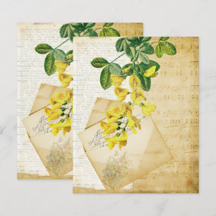 Ephémère florale vintage