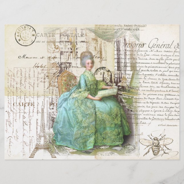 Ephémère royale du XVIIIe siècle (Devant)