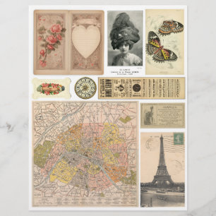 Ephémère Vintage d'inspiration française authentiq