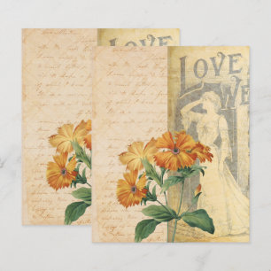 Ephémère vintage Florale