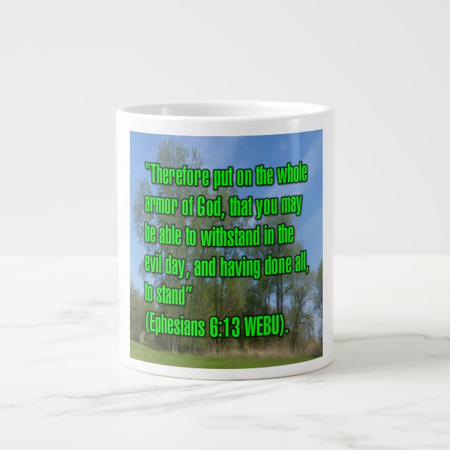 Ephesians 6:13 WEBU Mug (Devant)