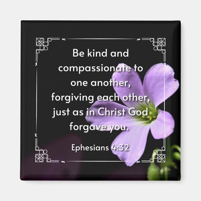 Éphésiens 4:32 aimant (Devant)