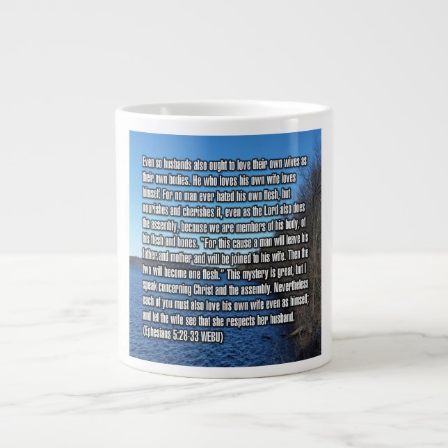 Ephésiens 5:28-33 WEBU Mug (Devant)