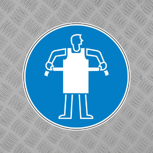 EPI Utiliser un Étiquette de symbole de danger d'a