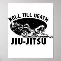 Epic Bjj Grim Reaper Jiu-jitsu Armbar poster