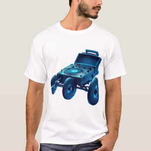 Epic DJ Chariot T-Shirt Design