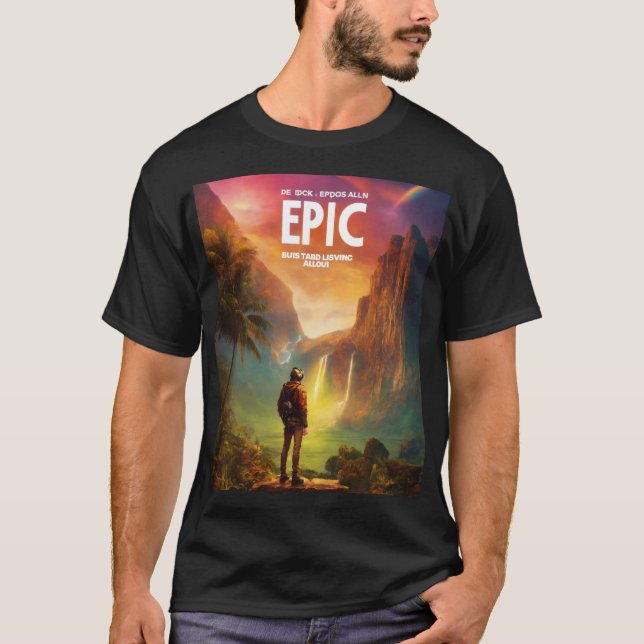 "Epic Movie T-Shirt Design - Iconique et cinématiq (Devant)
