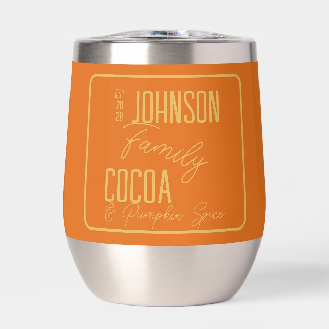 Épice Citrouille personnalisé de la famille d'auto (Avant)