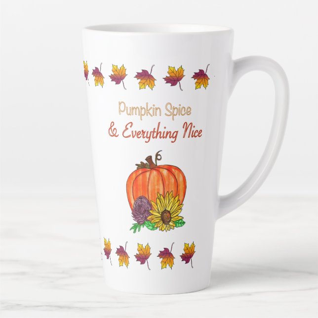 Épices citrouilles et tout Nice Mug d'automne (Droite)