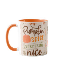 Épices citrouilles et tout Nice Mug d'automne